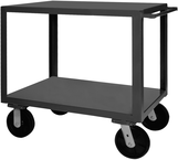 36"W x 24"D x 37-1/2"H - Shelf Stock Truck - Gray - Exact Tooling