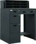 Stationary File Work Station and Stand Up Desk - Exact Tooling