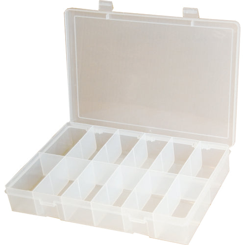 12 COMPARTMENT BOX CLEAR - Exact Tooling