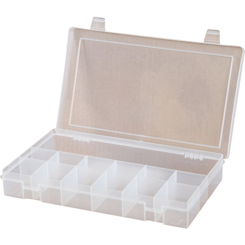 13 COMPARTMENT BOX CLEAR - Exact Tooling