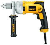 #DWD220 - 10.5 No Load Amps - 0 - 1200 RPM - 1/2" Keyed Chuck - Corded Reversing Drill - Exact Tooling