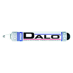 Dalo Medium Marker - Stainless Steel Ball Tip - White - Exact Tooling