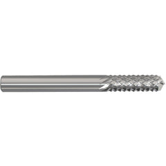 ‎1/8 × 1/2 × 1/8 × 1-1/2 Solid Carbide Router - Drill Point Style - Exact Tooling