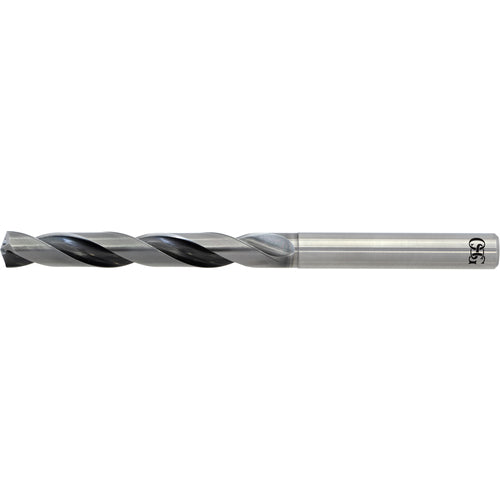 12.6 mm Dia. × 14 mm Shank × 101 mm Flute Length × 167 mm OAL, 5xD, WXL, 2 Flute, Coolant Thru, Solid Carbide Drill - Exact Tooling
