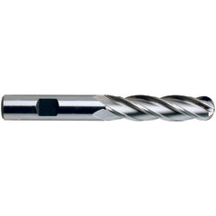 1/2 x 1/2 x 2 x 4 4Fl Long SE Ball 8% Cobalt End Mill - Exact Tooling