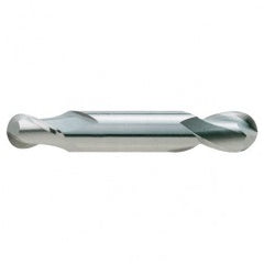 1/2 x 1/2 x 5/8 x 3 4Fl Stub DE Ball Carbide TiAlN-Extreme Coated End Mill - Exact Tooling