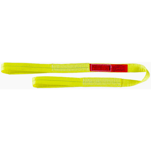 EE1804DTX10 4″ × 10' Eye and Eye 1-Ply Web Polyester Sling - Exact Tooling