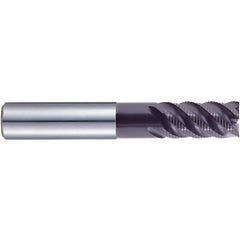 5/8 X 5/8 X 1-1/4 X 2 X 4 X .605 5Fl Long Reach H-45 Neck Rougher Jet-Power - Exact Tooling