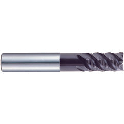 3/8 X 3/8 X 7/8 X 1-1/4 X 2-1/2 X .355 4Fl Long Reach H-45 Neck Rougher Jet-Power - Exact Tooling