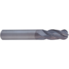 1/4 X 1/4 X 3/4 X 2-1/2 4Fl Reg SE Ball CBD Diamond Coated EM - - Exact Tooling