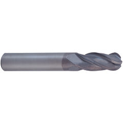 1/4 X 1/4 X 3/4 X 2-1/2 4Fl Reg SE Ball CBD Diamond Coated EM - - Exact Tooling