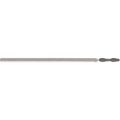 5/16 X 5/16 X 1-1/2 X 2-3/8 X6 X .293 2Fl Long Reach H-30 Ball Diamond Coated - Exact Tooling