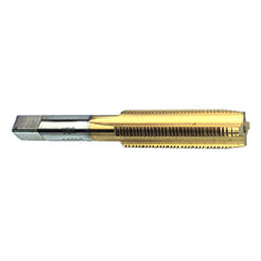 ‎1/2-13 Dia-H3-3 FL-HSS TiN-Plug Spiral Pt Tap - Exact Tooling