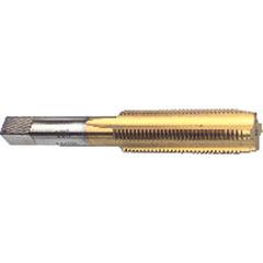 ‎1/4-28 Dia-H3-4 FL-TiN HSS-Plug Hand Tap - Exact Tooling