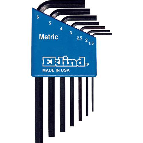 7PC SHORT ARM MM HEX KEY SET - Exact Tooling