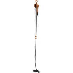 Economy Lever Hoist 1.5K Capacity 20 Ft - Exact Tooling