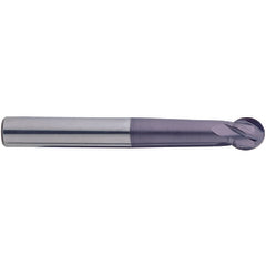 3/8 X 3/8 X .300 X 1-5/8 X 4 4Fl Long Ball Sphere-Type X-Power CBD - Exact Tooling