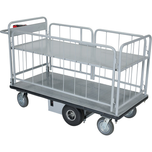 Elec Matl Hndl Cart Sides 1-Shelf 28 × 60 - Exact Tooling