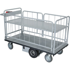 Elec Matl Hndl Cart Sides 1-Shelf 28 × 60 - Exact Tooling