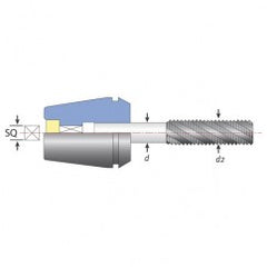 5/16 ER25 RIGID TAP COLLET - Exact Tooling