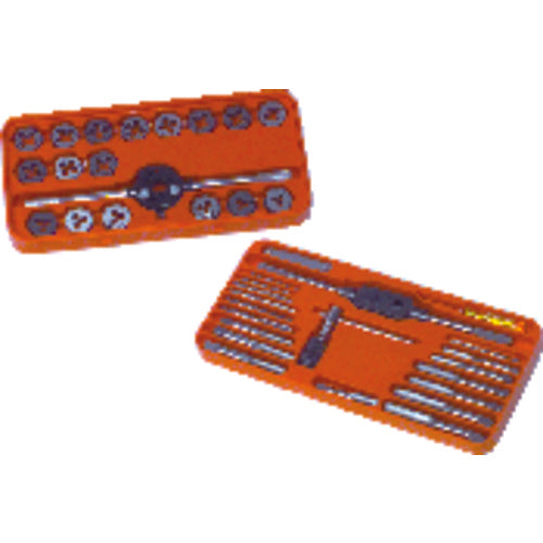 39 Pc. Tap and Round Die Set - Exact Tooling