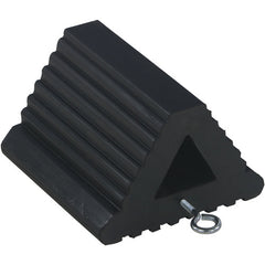E x truded Rubber Wheel Chock 8.5 × 8.5 × 6 - Exact Tooling