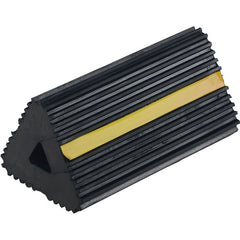 E x truded Rubber Wheel Chock 6.5 × 12 × 5.75 - Exact Tooling
