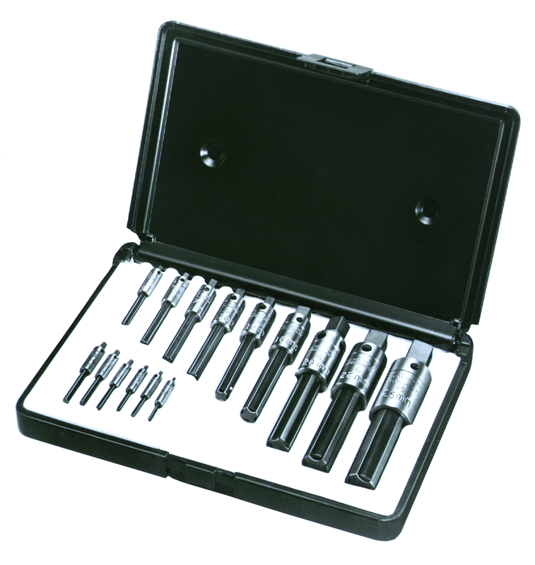 #4 thru 1" - 15 pc HSS Tap Extractor Set - Exact Tooling