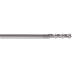 3/4 Dia. x 6 Overall Length 4-Flute Square End Solid Carbide SE End Mill-Round Shank-Center Cut-TiAlN - Exact Tooling