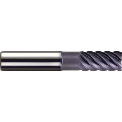 1/8″ × 1/8″ × 3/16″ × 1 1/2″ 7 Flute Single End Carbide HPE High Performance End Mill Center Cutting End Mill-nACo Series/List #5998 - Exact Tooling