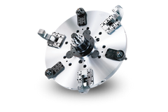 Auto Strong High speed and light weight type strong finger chuck for aluminum wheel - Part # F66A8 - Exact Tooling