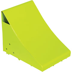 Steel Wheel Chock 11 Fluorescent Yl - Exact Tooling