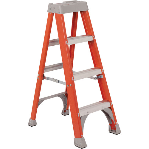 Fiberglass Step Ladder 4 Steps - Exact Tooling