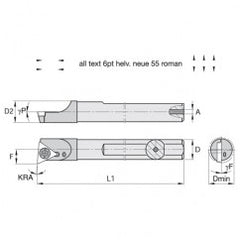 FCBI25045L CARBIDE SHANK BORING BAR - Exact Tooling