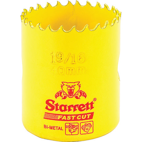 ‎1-9/16″ HSS Fast Cut Hole Saw - Starrett - Exact Tooling