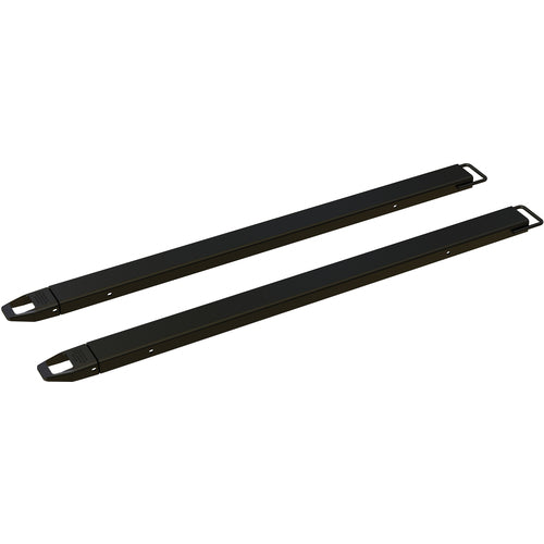 Fork Extensions 4″ × 84″ Standard Black (Pair) - Exact Tooling