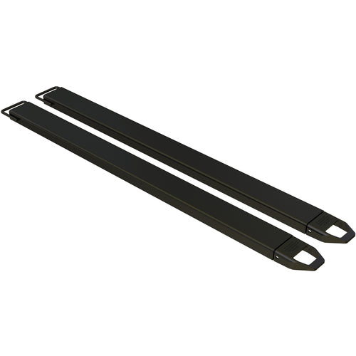 Fork Extensions 5″ × 84″ Standard Black (Pair) - Exact Tooling