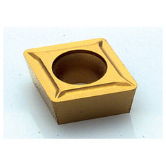 CPGT 431 GP ME425, 0.187″ Thick, 1/2″ Inscribed Circle, TiAlN, 80° Diamond, Turning Indexable Insert - Exact Tooling