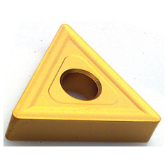 TNMG 331 F41 PT1225, 0.016'Ä≥ Corner Radius, 0.187'Ä≥ Thick, 3/8'Ä≥ Inscribed Circle, TiN|TiCN|Al2O3|TiN, Triangle, Turning Indexable Insert - Exact Tooling