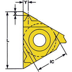 3IR115UNVTX 3/8 IC External Hand 11.5 TPI - Threading Insert - Exact Tooling
