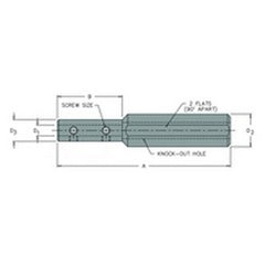 BBS-187/625 - 3/16" Sleeve - 5/8" Shank - Steel Boring Bar Sleeve - Exact Tooling