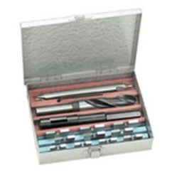1-1/8 - 2 x 1/4" M42 Blades - 1/2" Reduced SH - Multi-Tool Set - Exact Tooling