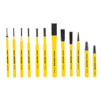 12PC PUNCH AND CHISEL SET - Exact Tooling