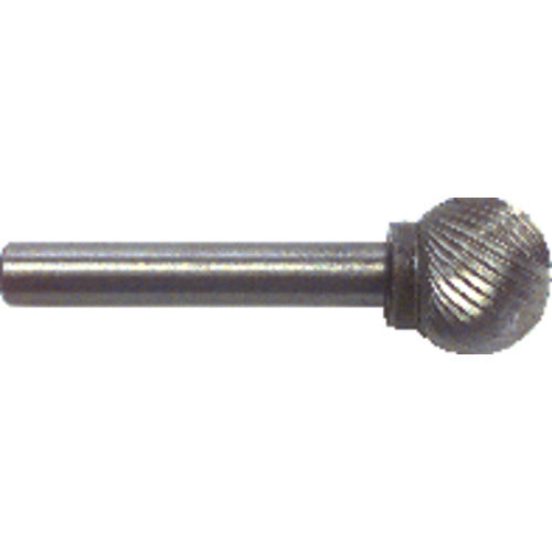 1/8 × 1/4″ SH Ball End Shape - HSS - Burr - Exact Tooling