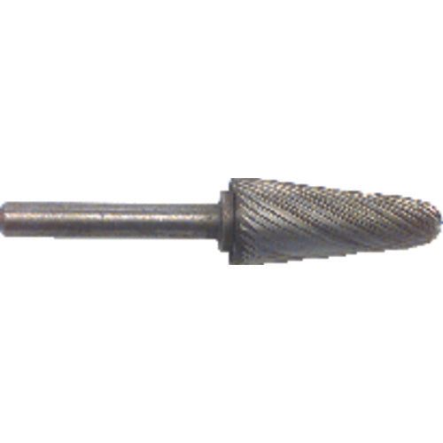 1/4 × 5/8 x " SH Tapered Radius End Shape - HSS - Burr - Exact Tooling