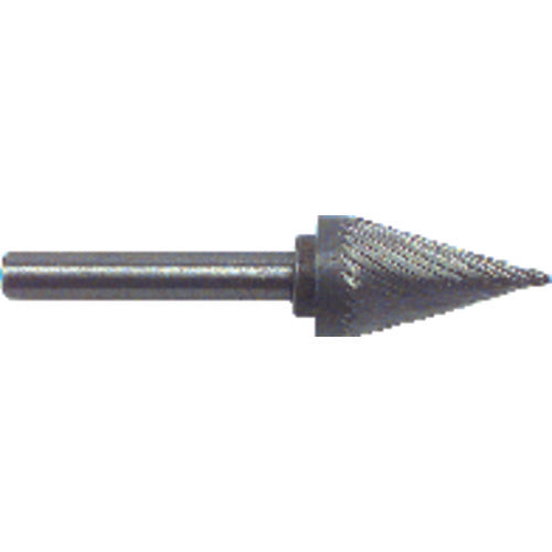 1/2 × 7/8 × 1/4″ SH 28° Cone Shape - HSS - Burr - Exact Tooling