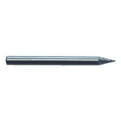 1/4 × 1/4 × 1/8″ SH Cone Shape - HSS - Burr - Exact Tooling