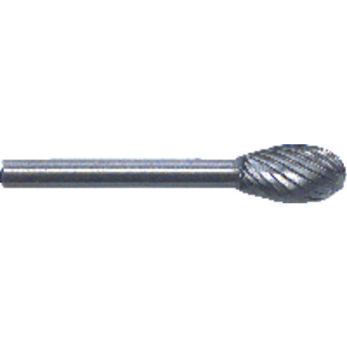 1/4 × 1/2 × 1/8″ SH Oval Shape - HSS - Burr - Exact Tooling