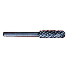 3/16 × 5/8 × 1/8″ SH Cyl Radius Shape - HSS - Burr - Exact Tooling