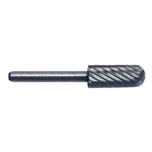1/4 × 5/8 × 1/8″ SH Cyl Radius Shape - HSS - Burr - Exact Tooling